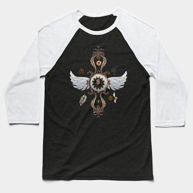 Wonderful noble steampunk design Baseball T-Shirt by Nicky2342